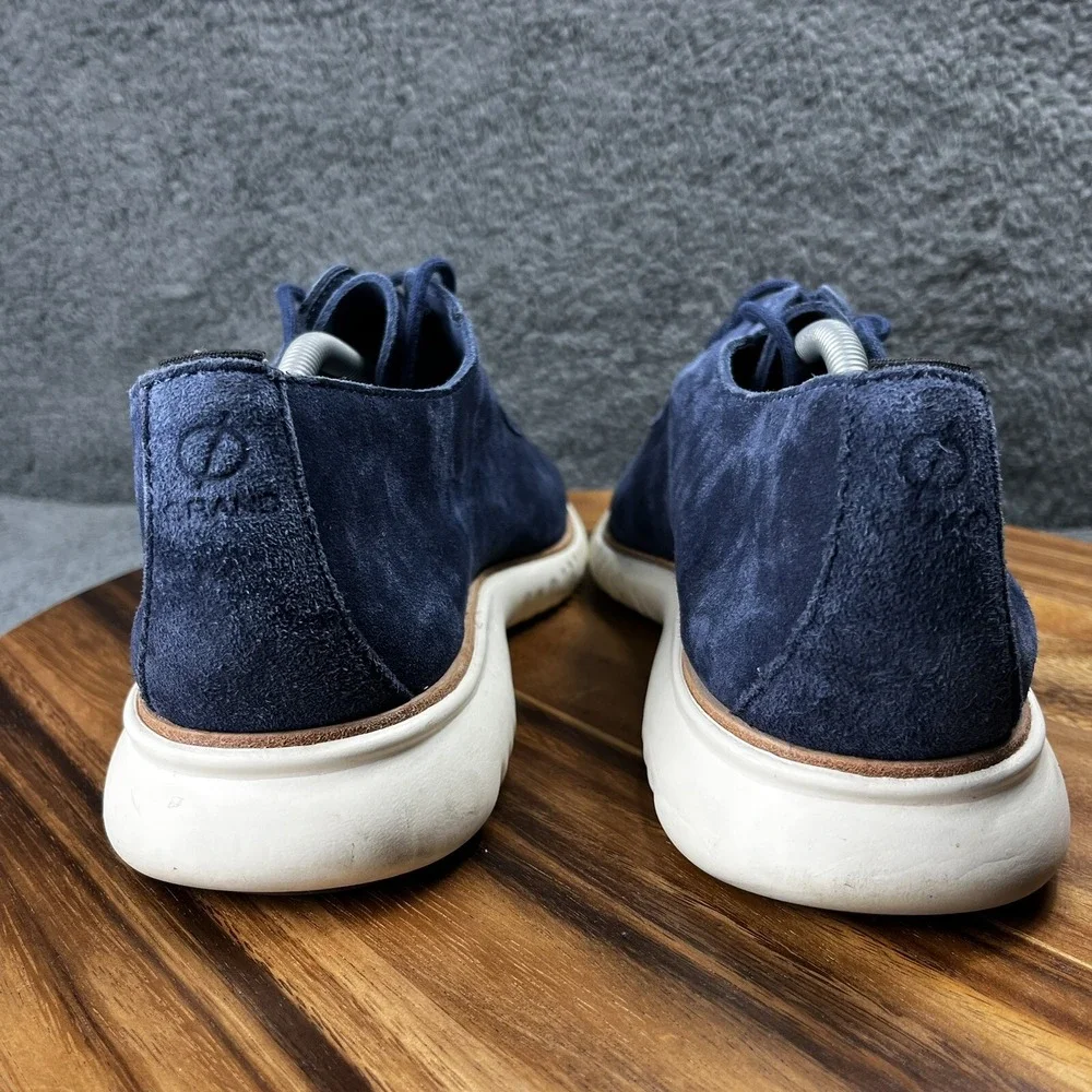 Cole Haan 2.Zerogrand Shoes Blue Suede Mens Sz 11 C25237 Oxfords - NEEDS INSOLES